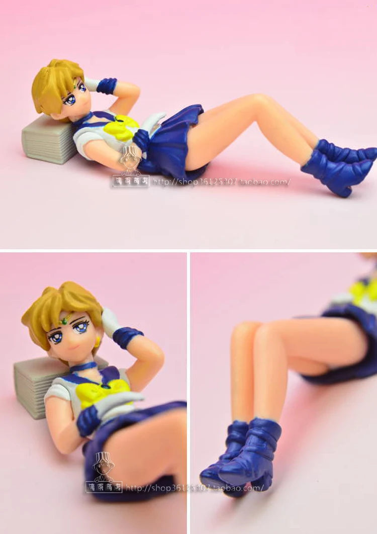 Anime Figure Gacha Sailor Jupiter Capsule Toy Sailor Moon Mercury Mars Meiou Setsuna Pendant Toys Figures Children Gifts