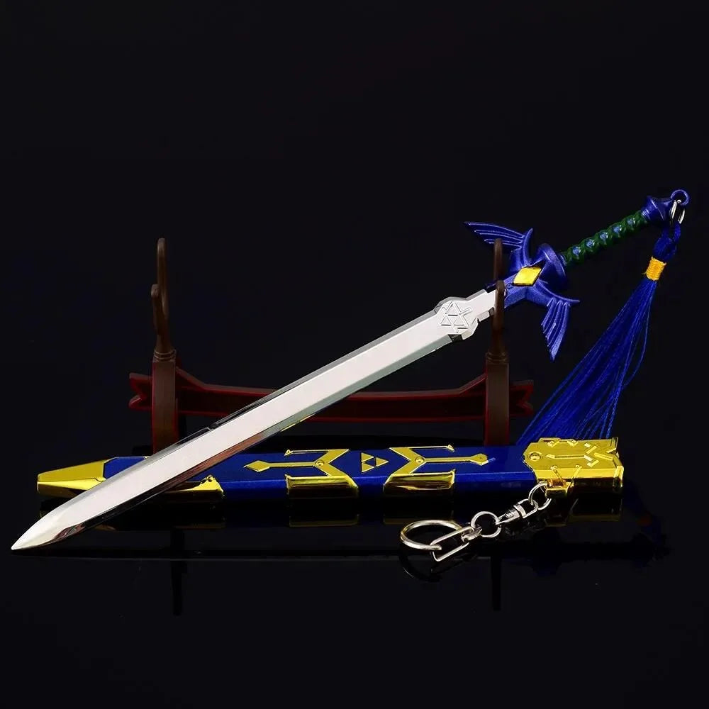 The Hyrule Fantasy Sword Keychains Link Game Periphery Metal  Collection Model Zeldas Keychain Ornament Crafts Gifts Toys