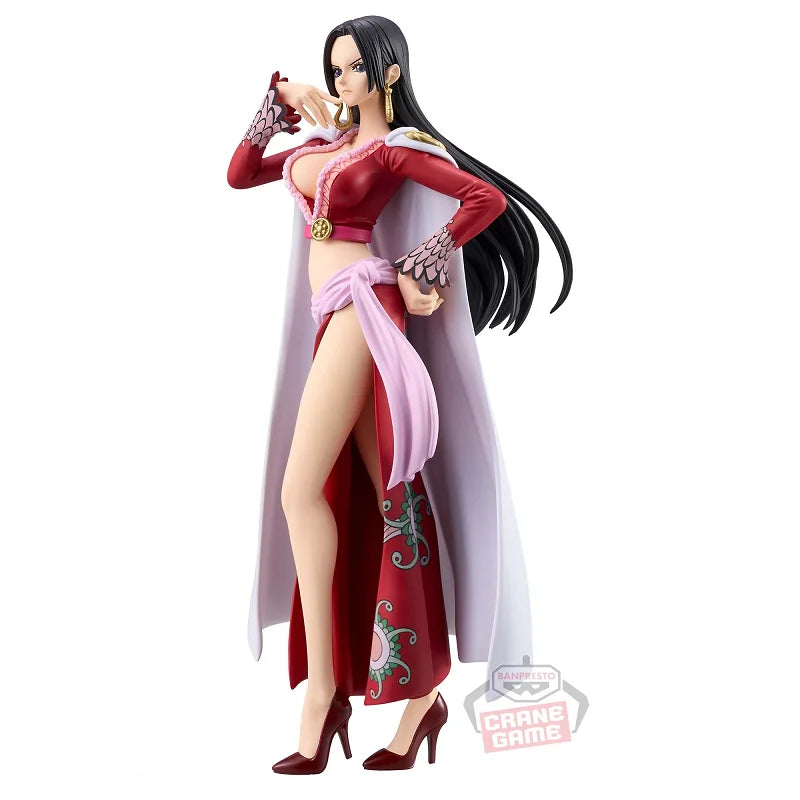 Bandai Original Banpresto Anime One Piece DXF Boa Hancock 17CM PVC Action Figures Collection Model Ornament Toy