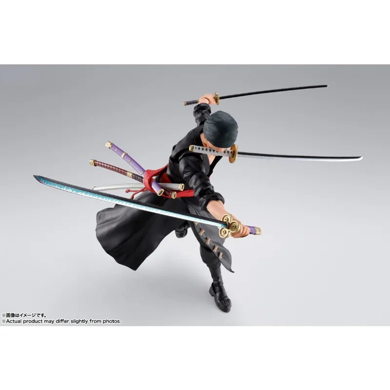 In Stock Genuine Bandai SHF One Piece Series Luffy Zoro Sanji Yonko Kaido Kid Trafalgar Law Action Figures Hand Model Collection