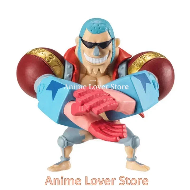 Bandai Original One Piece Gashapon Devil Fruits Vo.8 Zoro Perona Franky Mihawk Sunny Brook Anime Figures Toys for Kids Gift