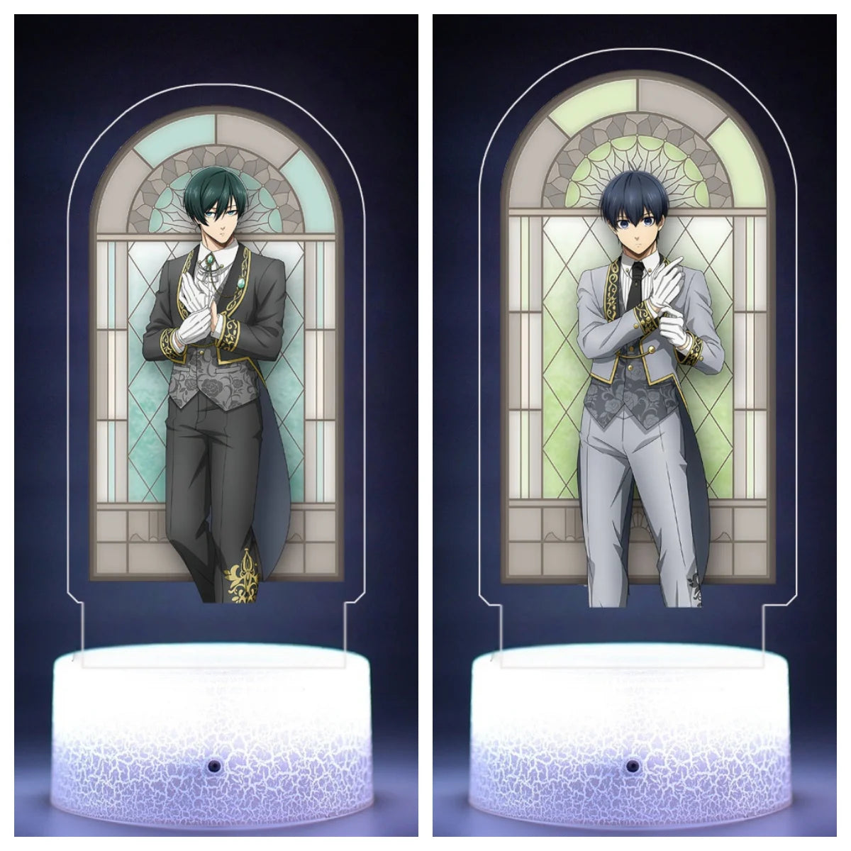 Acrylic Anime Cartoons Night Light for Blue Lock Yoichi Isagi Bedroom Standee Atmosphere Creativity Decoration Birthday Gift