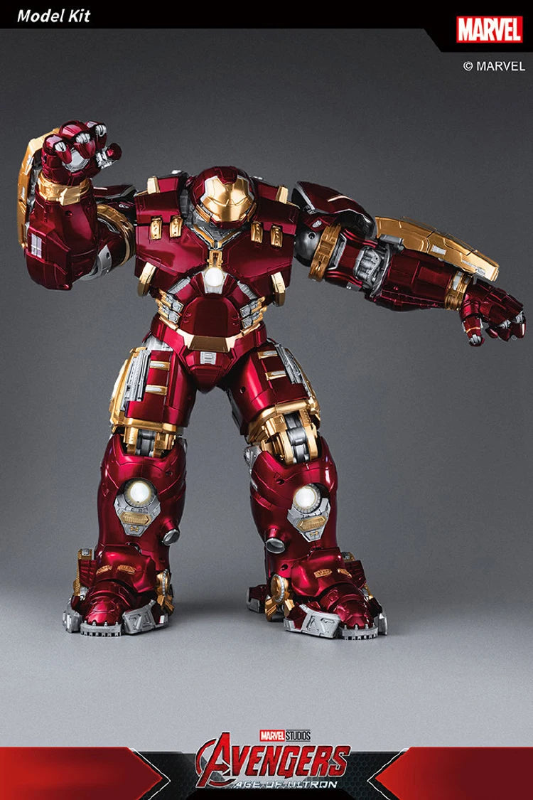 Marvel Anti-Hulk Armor Fondjoy Assemble Toy Movie Character Model 18 Inches Action Figures LED Can Emit Light Model Gift For Boy