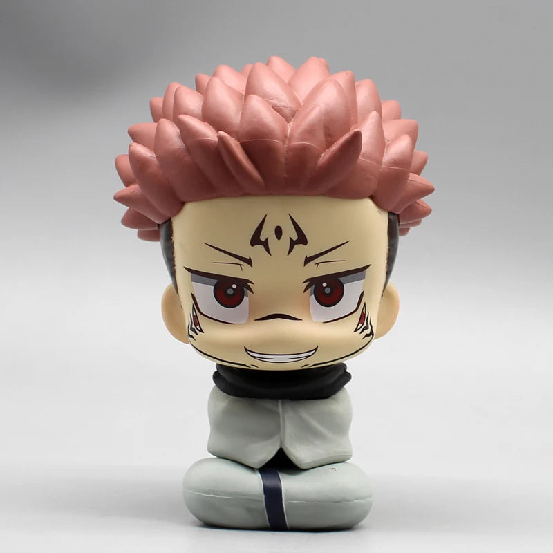 10cm Anime Jujutsu Kaisen Lookup Figures Nanami Kento Figure Sitting Doll Sukuna Figurine Q Version PVC Cute Desktop Decor Toys