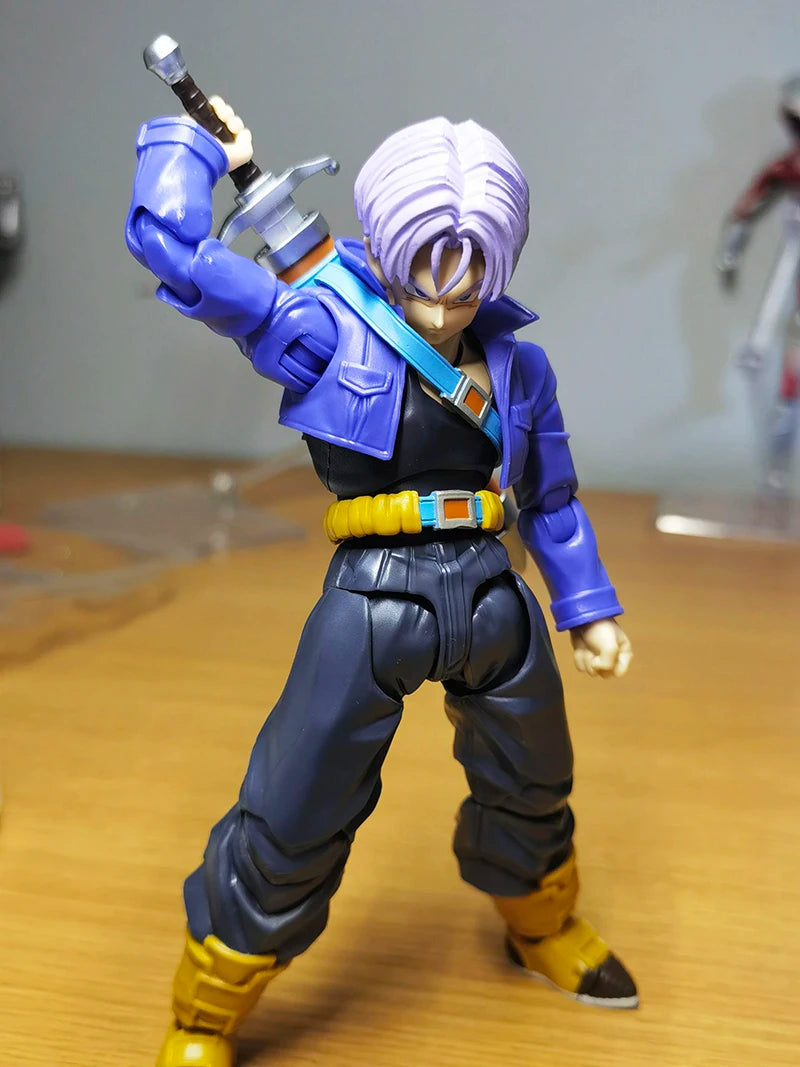 SHF Dragon Ball Z Figure Super Saiyan Trunks Action Figure Movable PVC Collection Anime Future Boy Torankusu Figures Model Toys
