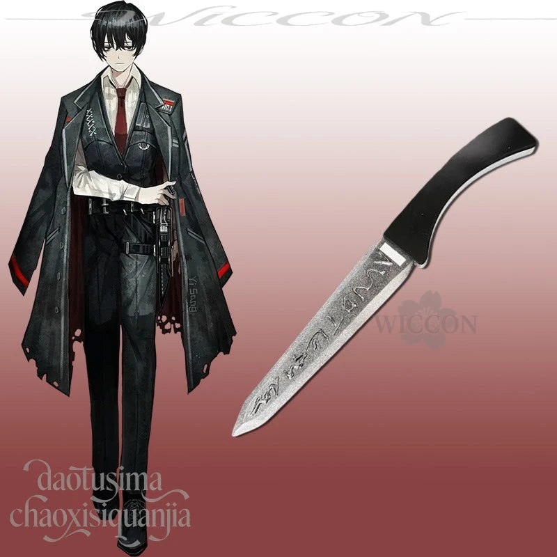 Anime Game Limbus Company Cosplay Yi Sang SaingeomDagger Fake Weapooon 3D Polylactic Acid Props Accessories 코스프레 Halloween Party