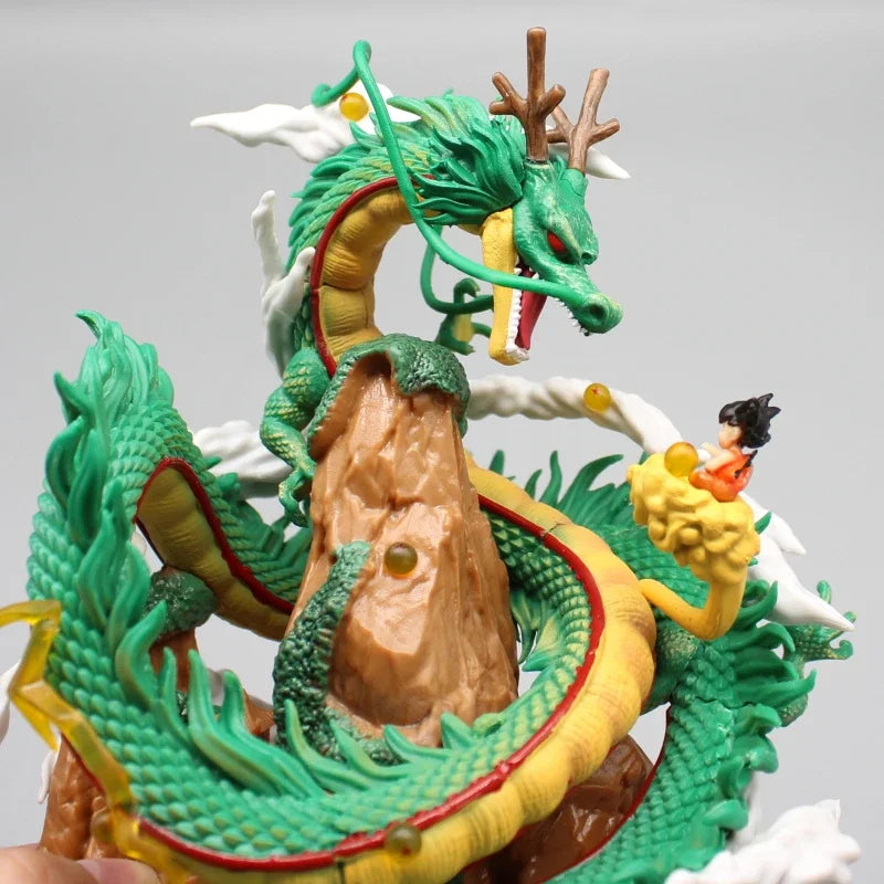 Dragon Ball Z Shenron Anime Figures Goku And Mountain Shenron Sea Shenron Action Figurine Pvc Statue Model Collection Toys Gifts