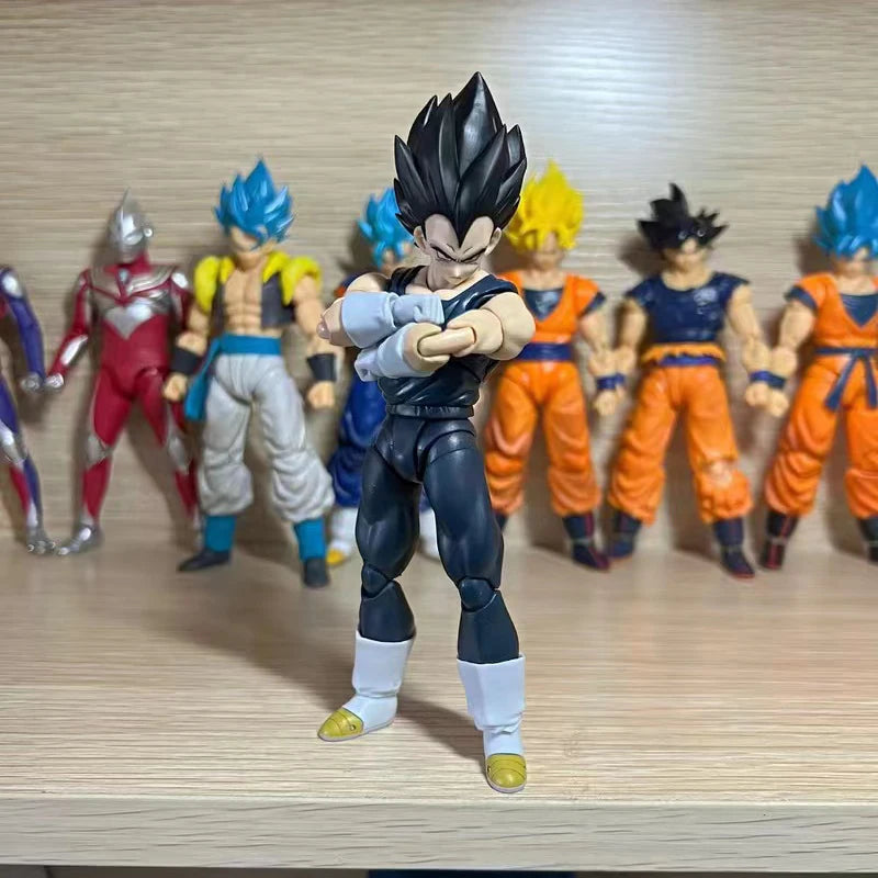 Anime Super Dragon Ball Heroes Figures Combats Vegeta Action Figure Bejita Movable Collection Doll Shf Saiyan Vegeta Model Toys