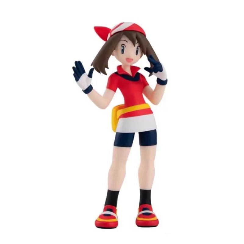 BANDAI Pokemon Figures Scale World Sinnoh Region Johto Region World Hoenn 2 Set Haruka Hikari Hibiki Anime Child Christmas Gift