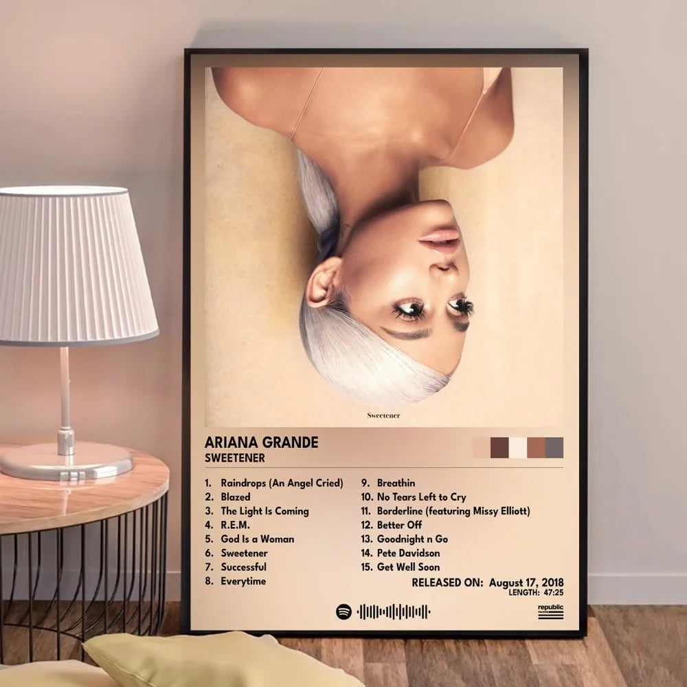 Ariana Grande Anime Poster