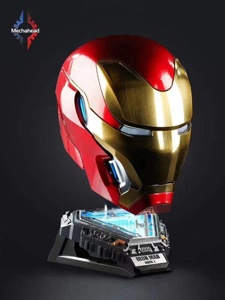 1:1 Iron Man Mk50 Mk17helmet Wearable Voice-Activated Deformation Helmet Around Marvel Animation Derivatives Model Toy Gift