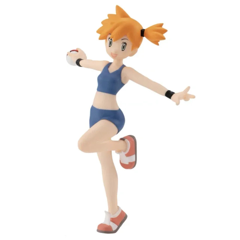 BANDAI Pokemon Figures Scale World Sinnoh Region Johto Region World Hoenn 2 Set Haruka Hikari Hibiki Anime Child Christmas Gift