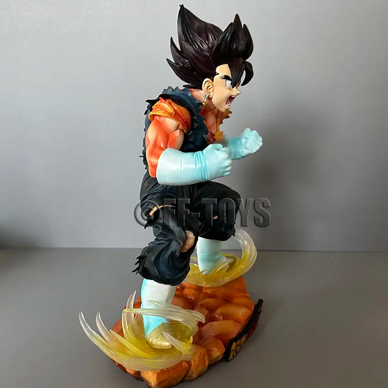 Anime Dragon Ball Vegetto Figure Vegetto SSJ Blue Action Figures 29cm PVC Collection Model Toys for Children Gifts