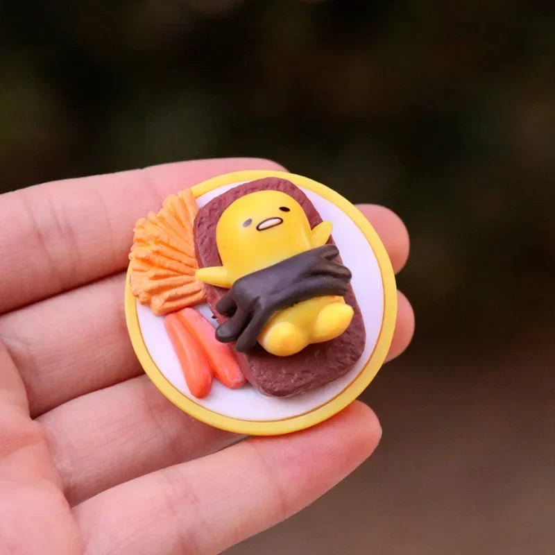 Anime Gudetamas Yolk King Lazy Eggs Gashapon Toy Miniature Figures Cute Doll Model Collection Ornaments Children Birthday Gift
