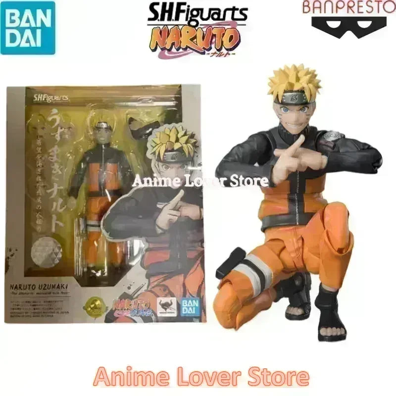Bandai SHF Naruto Uzumaki Naruto Uchiha Sasuke Madara Haruno Sakura Hatake Kakashi Jiraiya Orochimaru Anime Figures