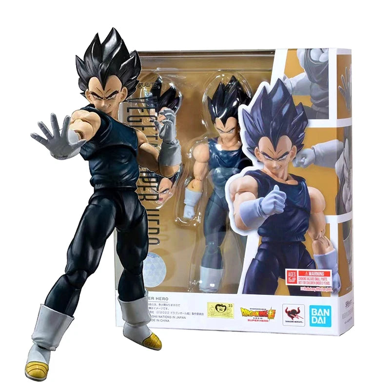 Anime Super Dragon Ball Heroes Figures Combats Vegeta Action Figure Bejita Movable Collection Doll Shf Saiyan Vegeta Model Toys