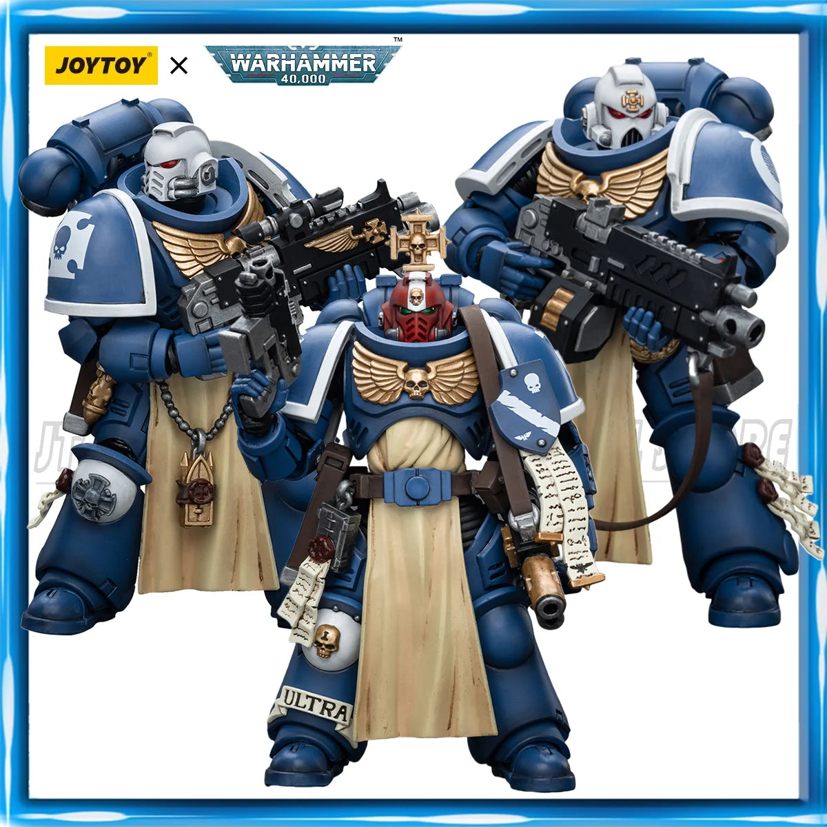 JOYTOY Warhammer 40K 1/18 Action Figures NEW Ultramarines Sternguard Veteran Anime Model Toys Gift