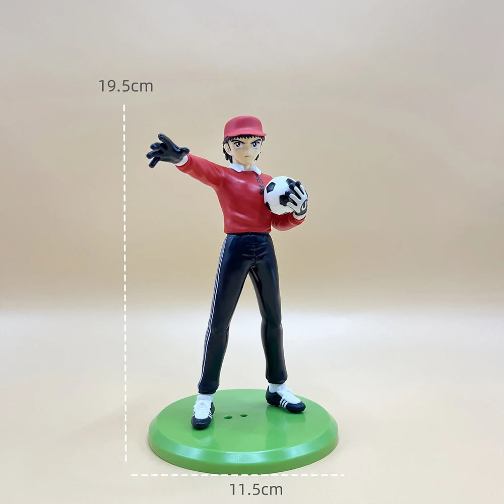 Anime Captain Tsubasa Figures Ozora Tsubasa Figure Wakabayashi Genzo Kojiro Hyuga Action Figurine Collectible Toys Ornament Gift
