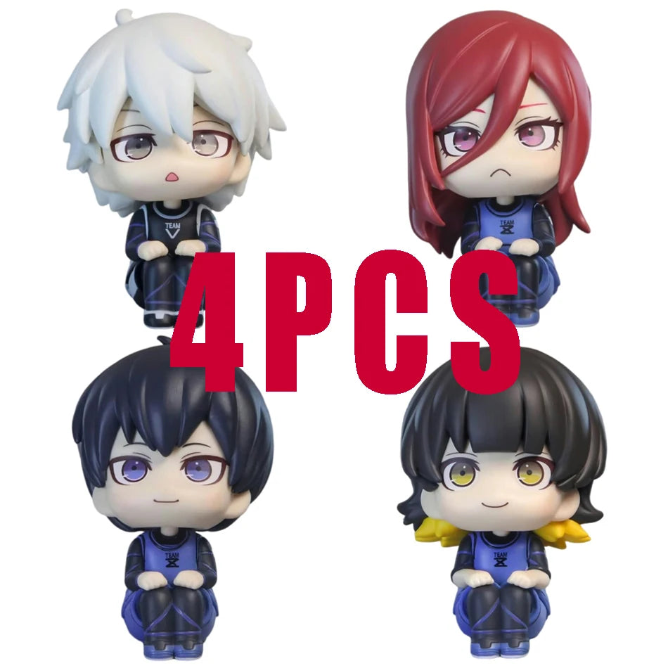 Blue Lock Anime Figure Isagi Yoichi Chigiri Hyoma Bachira Meguru Nagi Seishiro Action Figures Collection Model Figurine Doll Toy