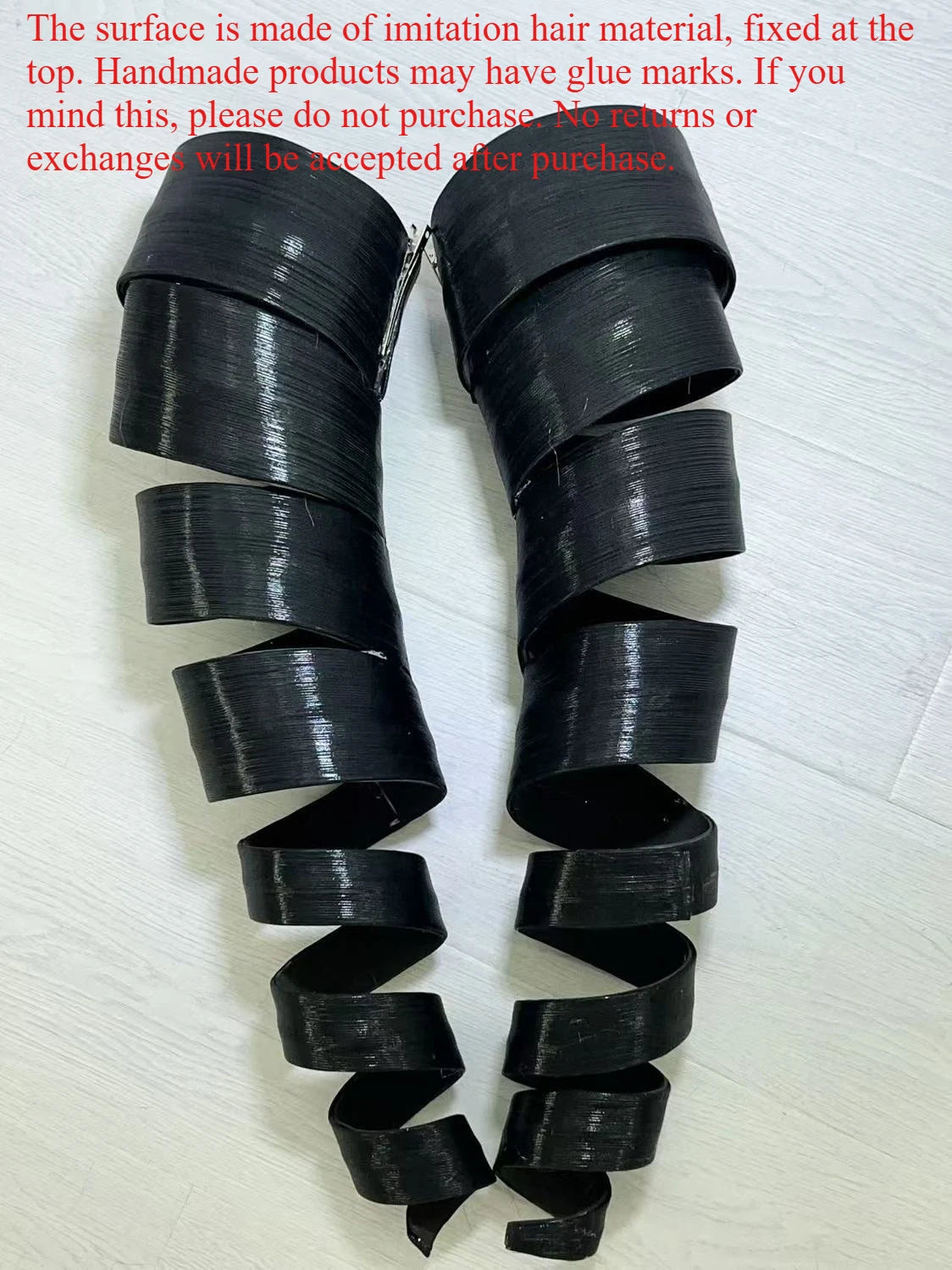 Anime Celestia Ludenberg Cosplay Yasuhiro Taeko Wig Artificial Black Hair Spiral Double Ponytail Role Play Props Accessories