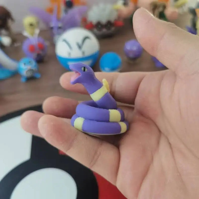 Cartoon Anime Figures Arbok Ekans Proportion World 1:20 Diy 3D Printing Kawaii Character Desktop Model Kids Toys Gifts