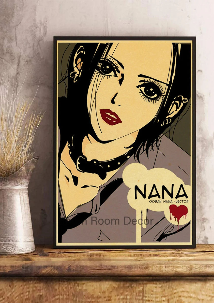 NANA Retro Kraft Poster