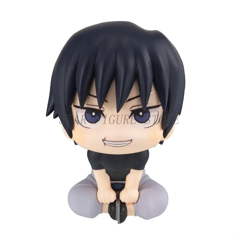 10cm Jujutsu Kaisen Action Figure Look Up Satoru Gojo Geto Suguru Figures Model Toys Q Version Anime LK Figurine PVC Collection