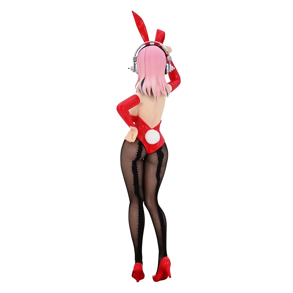 Original Genuine FuRyu 28cm Super Sonico Cartoon Action Figure PVC Toys Figures For Christmas Gifts