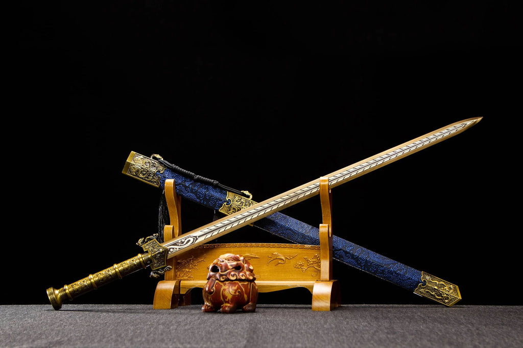 Medieval legend hero Dragon-Slaying God Sword True Steel Battle preparation katana Blade Sharp Kung Fu Martial Arts Samurai