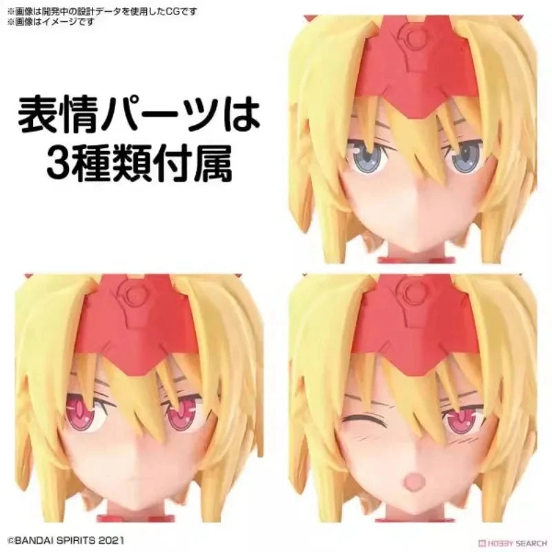 Bandai Original Genuine 30 Minutes Sisters Yufia Eliene Stipla Laranel Siana Farina Neverlia Rishetta Palyton Models Toy Figures