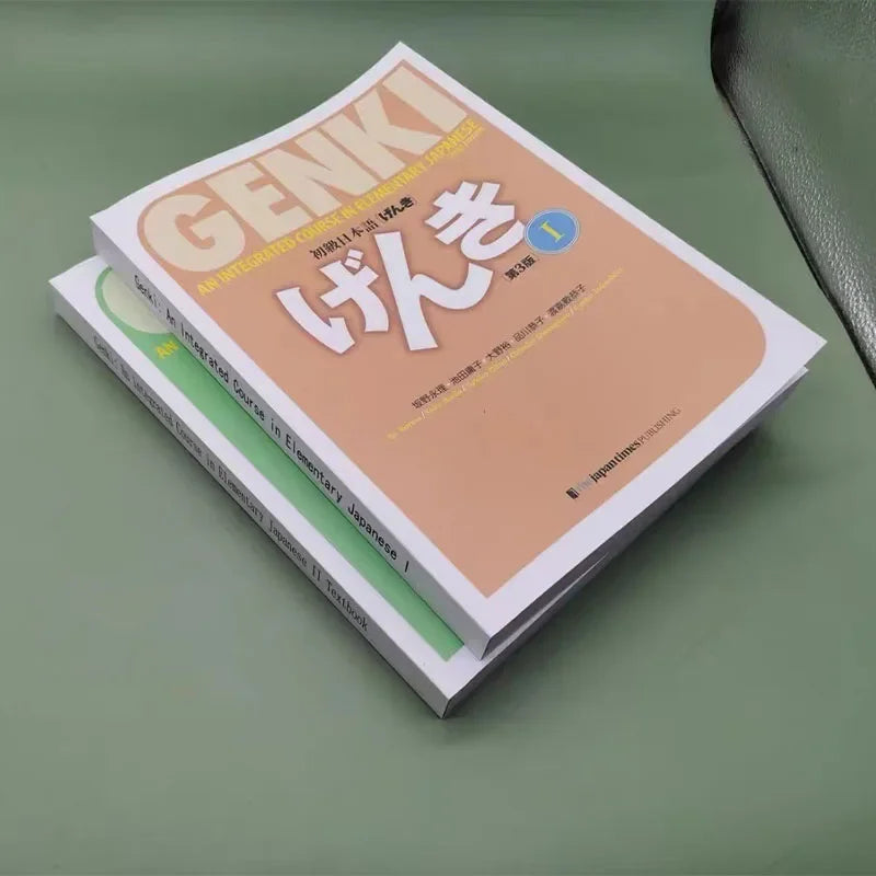 5 Books/set GENKI Third Edition Textbook+Workbook+Answer Key An Integrated Course in Elementary Japanese I II  Libros Book