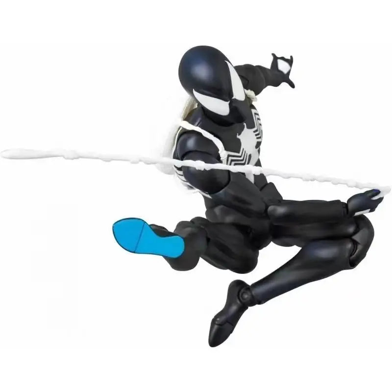 CT 1/12 The Amazing Spider-Man MAFEX 147 S.H.Figuarts Spider Man Venom symbiotic Black Suit Anime  Action Figures 6" Model Toy