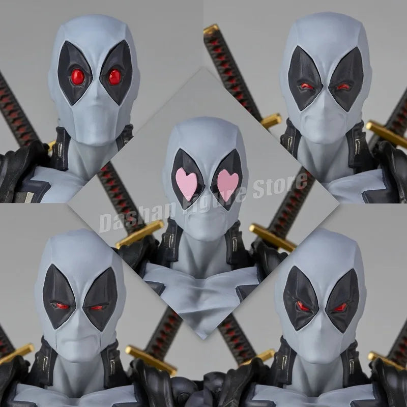 Amazing Yamaguchi 025EX Deadpool 3 Action Figure PVC Collection 15cm Revoltech Wade Winston Wilson Movable Figures Model Toys