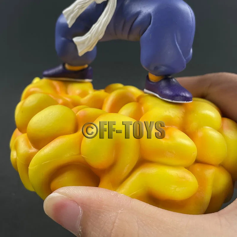 Dragon Ball Z Figure Son Goku With Cloud Anime Figures Super Saiyan Son Goku Gk Statue 14cm Pvc Collection Model Toy Gifts