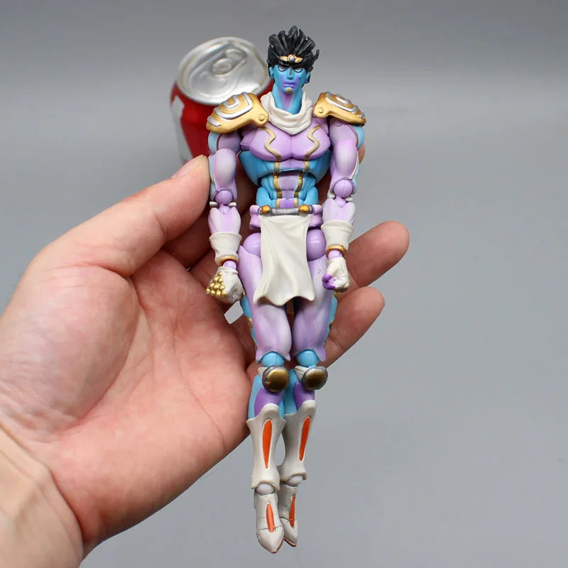 Anime JoJo's Bizarre Adventure Figures Star Platinum Kujo Jotaro Action Figure Collection Jonathan Joestar Dio Brando Model Toys