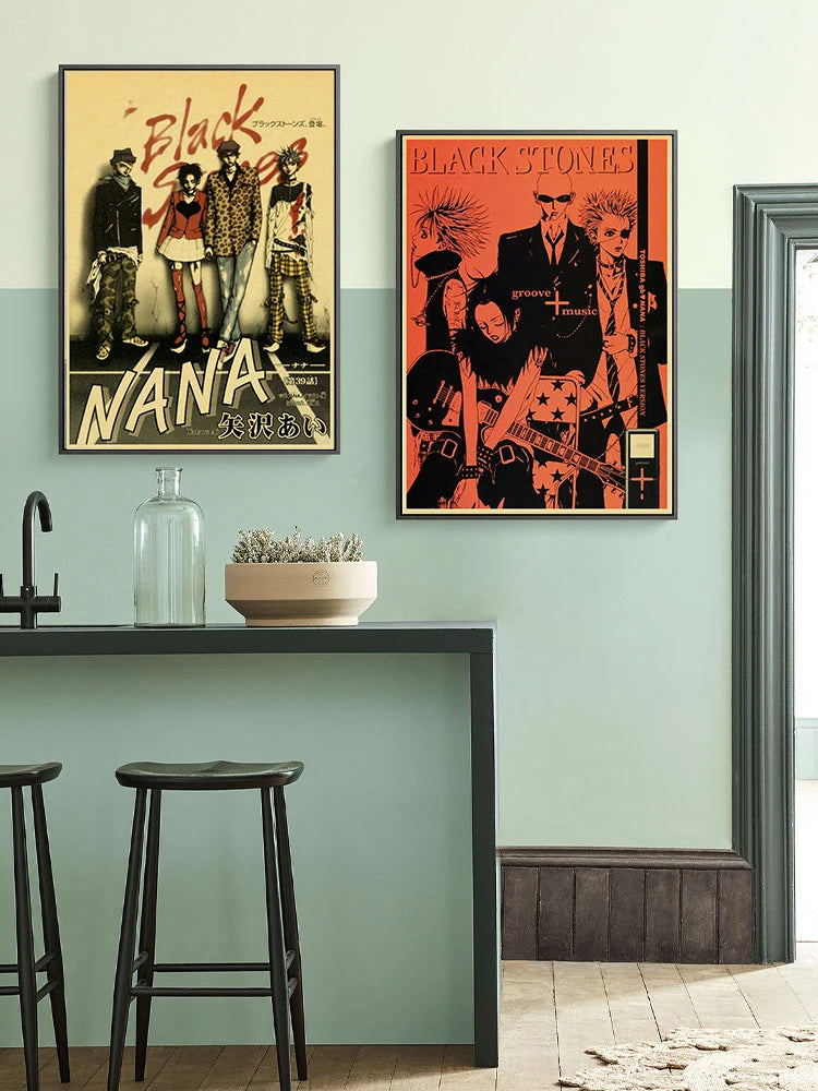 NANA Retro Kraft Paper Poster