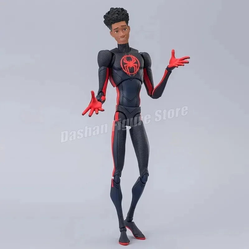SHF Miguel O'Hara Miles Gwen Action Figure PVC Movable Collection Across the Spider-Verse Figures Superhero CT O Hara Model Toys