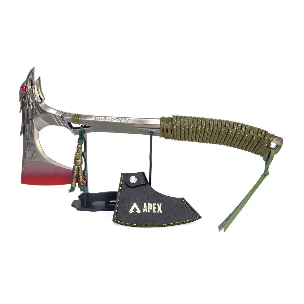 35cm Apex Legends Weapon Raven Bite Bloodhound Heirlooms Game Axe Metal Model Katanas Anime peripheral Swords Cospaly Gifts Toys