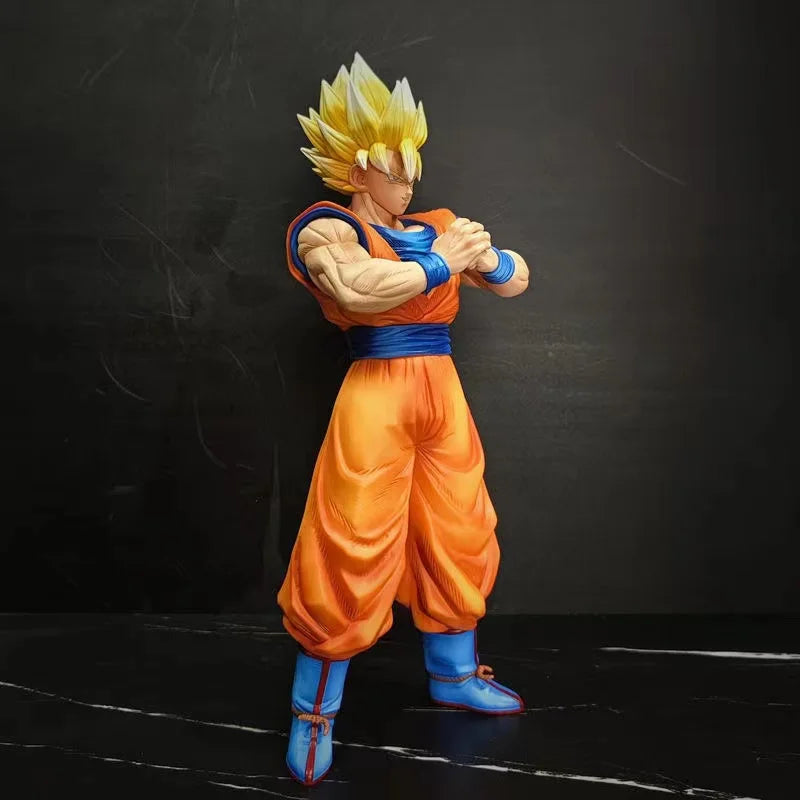 Anime Dragon Ball Ssj2 Goku Figure Son Goku Super Saiyan Action Figures 30.5cm Pvc Statue Collection Model Toys Gifts