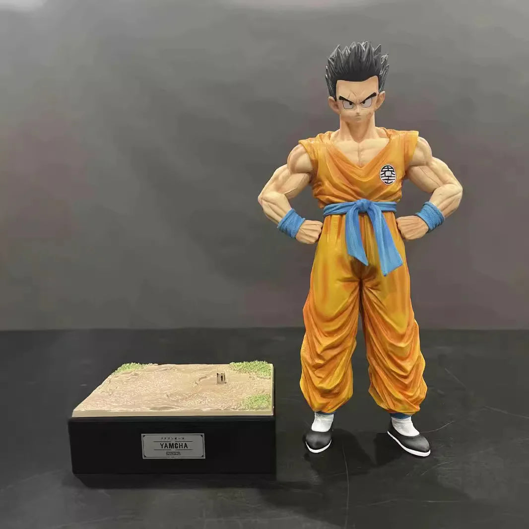 31cm Anime Dragon Ball Z Yamcha Figure Yamcha Figurine Pvc Action Figures Gk Statue Collection Model Toys Gifts
