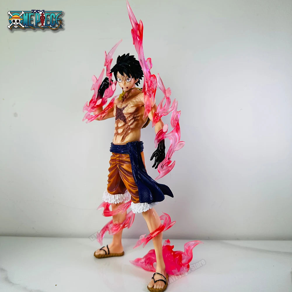 Luffy Flowing Cherry Figure