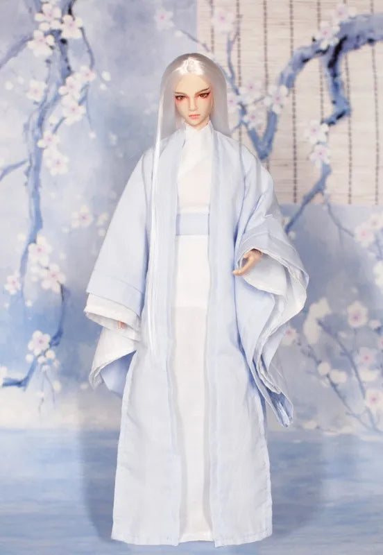 30cm Doll Chinese Ancient Costume Accessories 1/6 Male BJD Doll Figures Flexible Body Boy Doll Long Hair Boyfriend Toys Gift