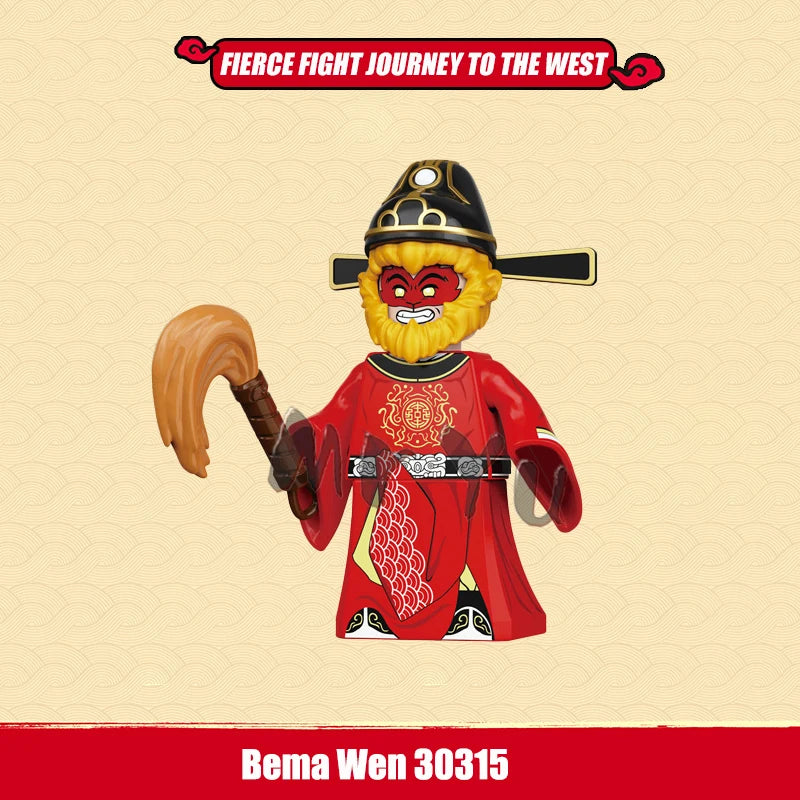 New Journey To Thewest Chinese Movie Anime DIY Mini Figures Weapons Model Building Blocks Kids Toys Gifts For Boys Girls Juguete