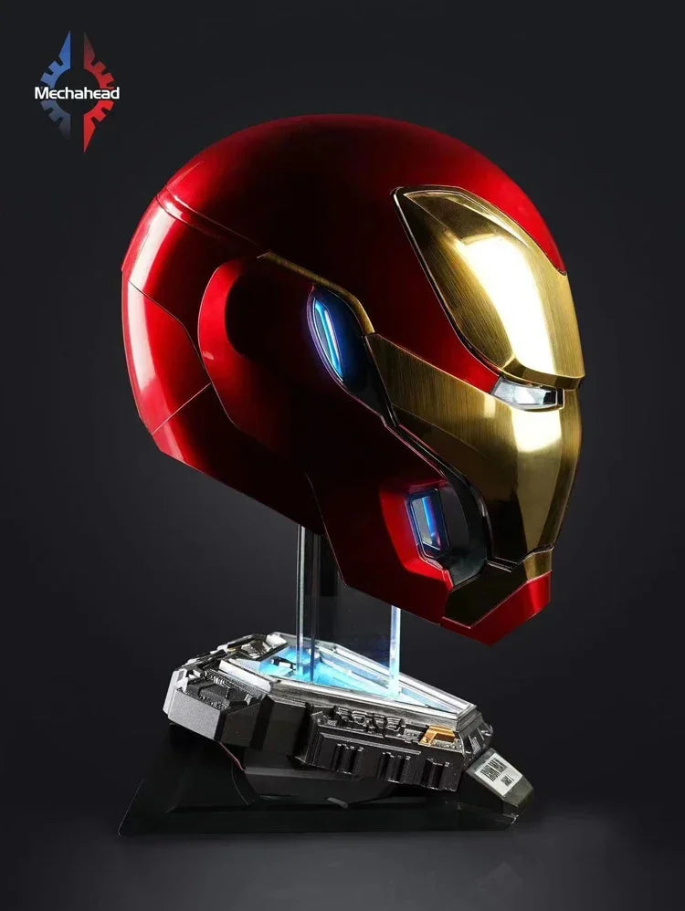 1:1 Iron Man Mk50 Mk17helmet Wearable Voice-Activated Deformation Helmet Around Marvel Animation Derivatives Model Toy Gift