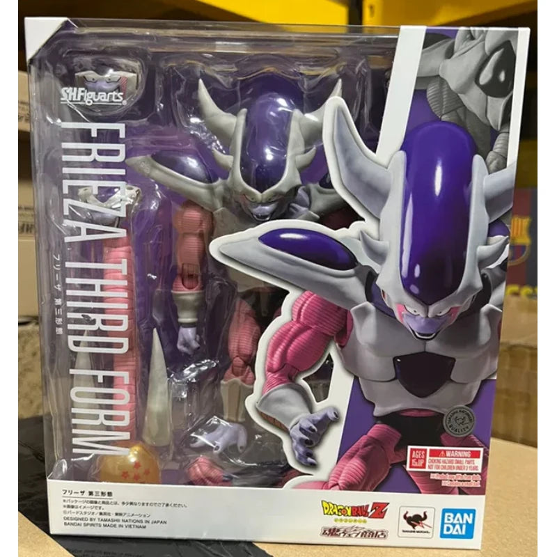 100%Original BANDAI S.H.Figuarts Son Gohan Vegeta Android 16  Frieza Turles Dodoria Dragon Ball Z Action Figures Model Toys