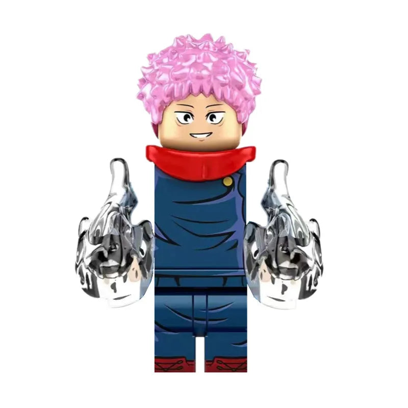 Jujutsu Kaisen Blocks Itadori Yuji Megumi Gojo Satoru Geto Rogo Mahito Hanao Mini Action Toy Figures Building Blocks Kids Gifts