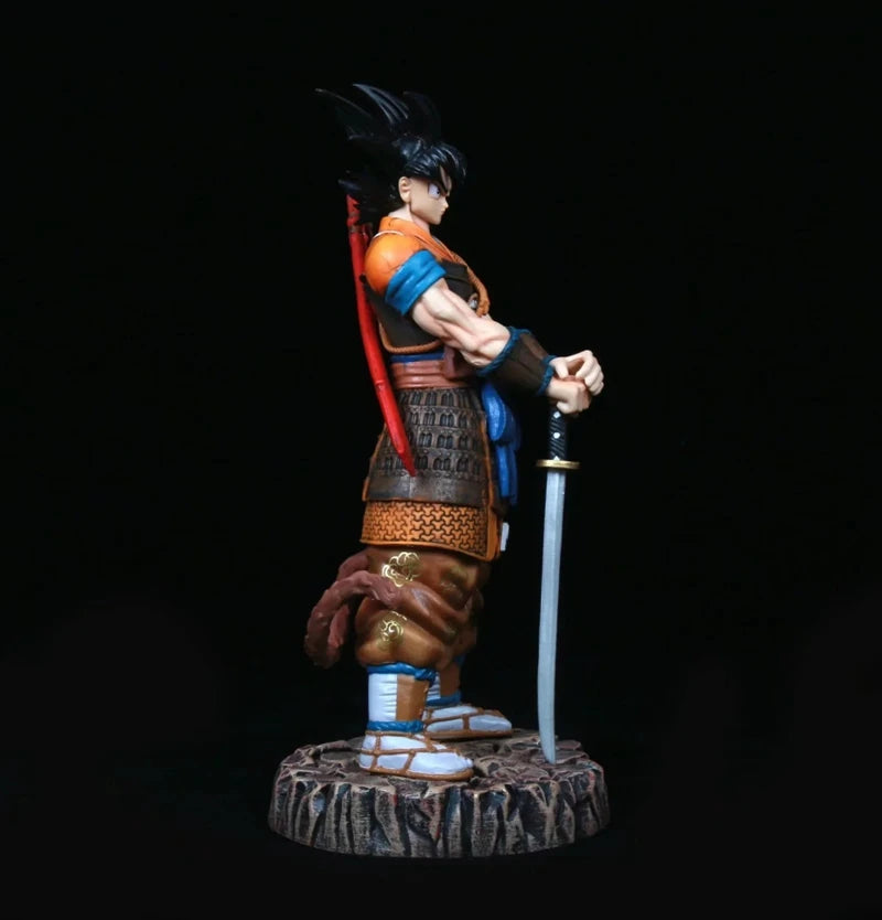 21cm Anime Dragon Ball Z Figure Samurai Son Goku Broly Super Saiyan Action Figures PVC Collection Model Doll Ornaments Toys Gift