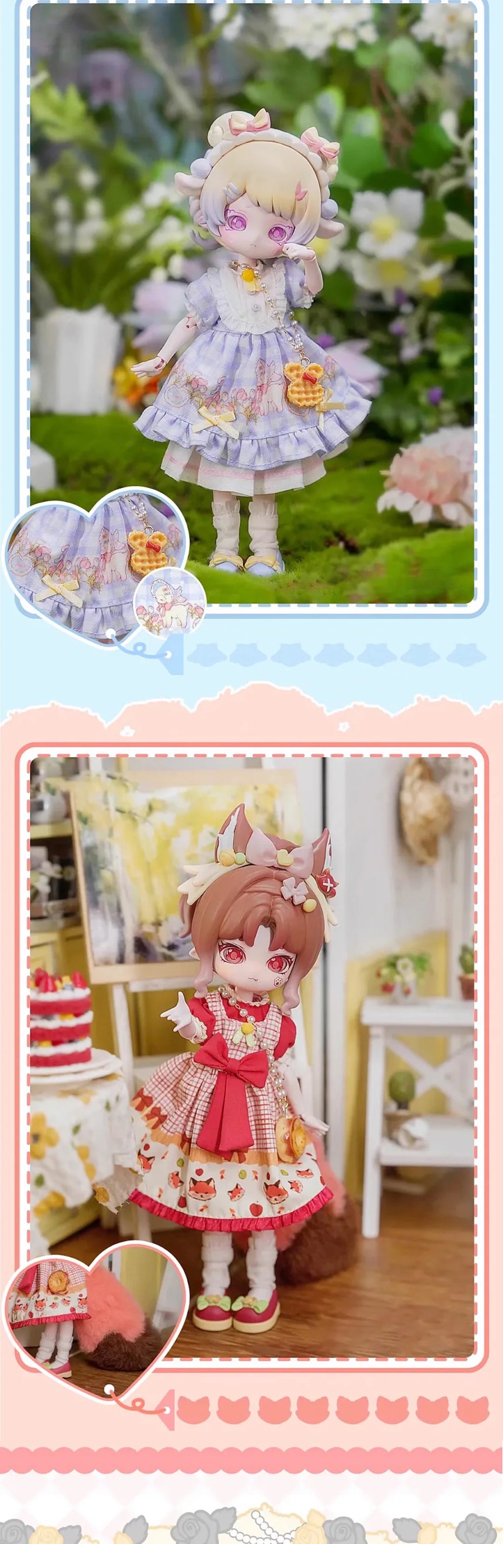 New Come4free Miniy The Jungle Book Series Ob11 1/12 Bjd 20cm Movable joint doll Anime Figures Dolls Mystery Box Boy Girls Gifts