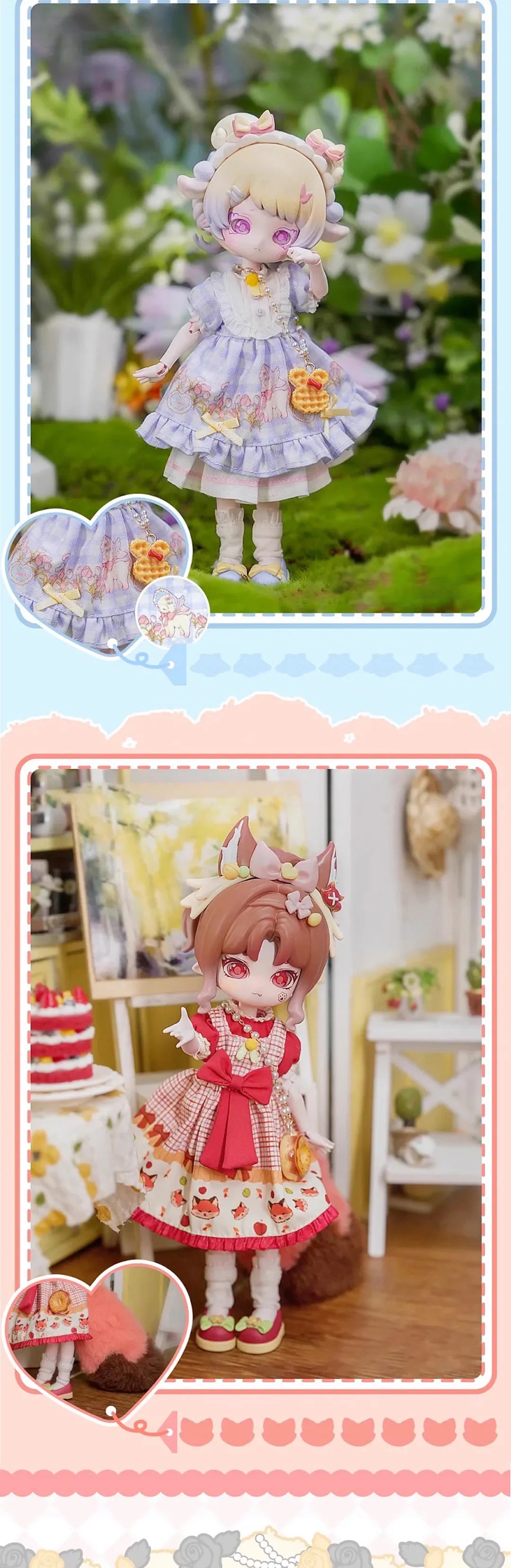 New Come4free Miniy The Jungle Book Series Ob11 1/12 Bjd 20cm Movable joint doll Anime Figures Dolls Mystery Box Boy Girls Gifts