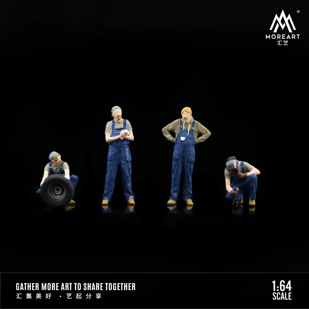 TIME MICRO MoreArt 1:64  Model Car Figures for Display&Collection Repair Women Set Scene for Display & Collection & Decoration